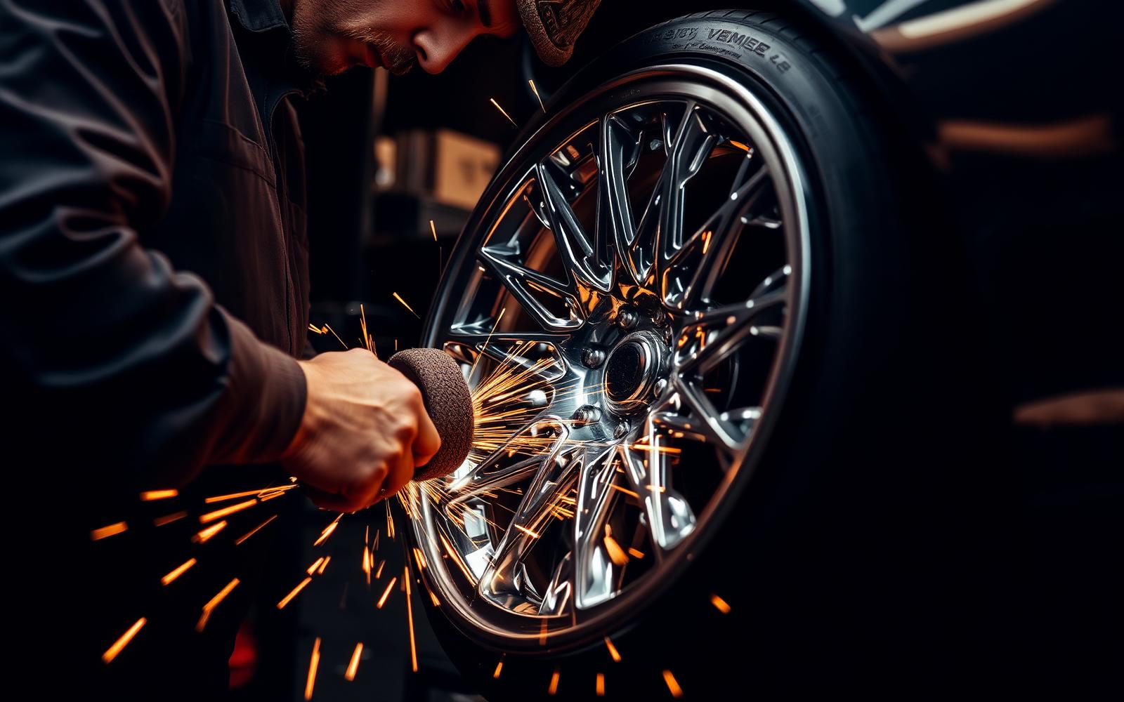 Curb damage repair, diamond-cut & full alloy refurbs at Sam Tyres Tottenham